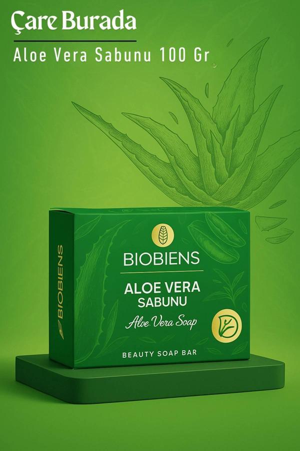 Biobiens - Aloe Vera Sabunu 100 Gr - Image 1