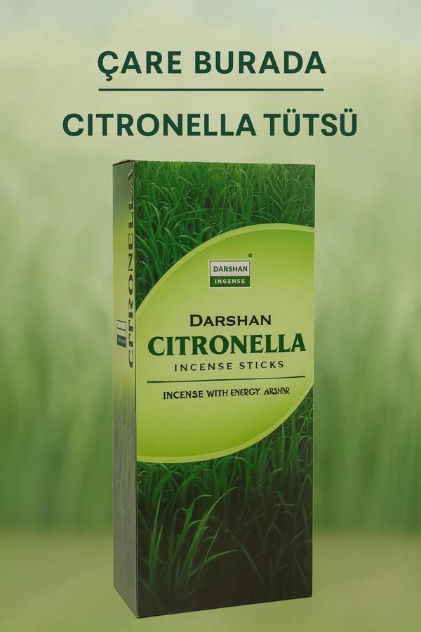 Darshan Incense - Citronella 20'li Çubuk Tütsü - Image 1