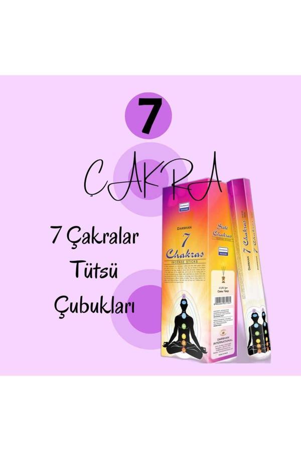 7 Chakras Çakra Tütsü 20 Çubuk - Image 1