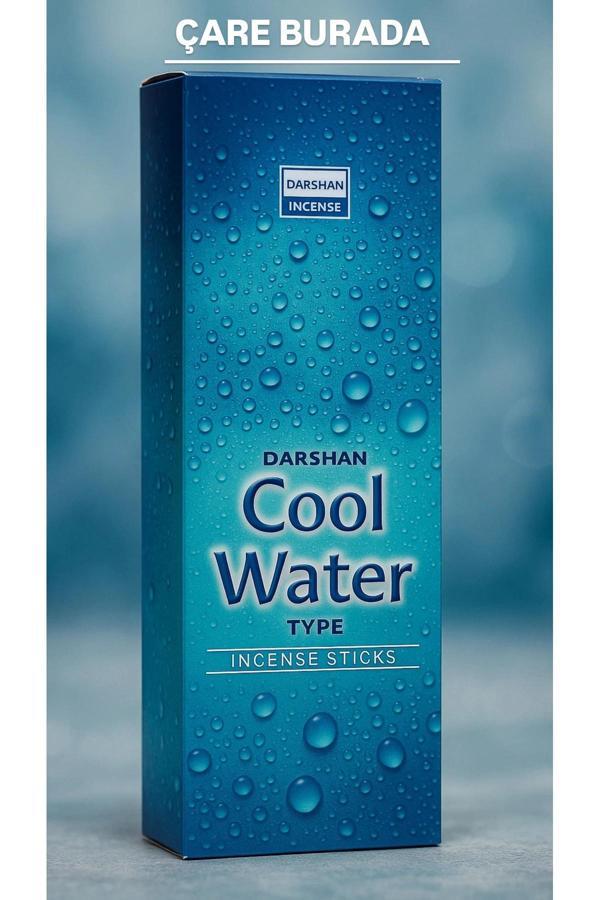 Darshan Incense - Cool Water 20'li Çubuk Tütsü - Image 1