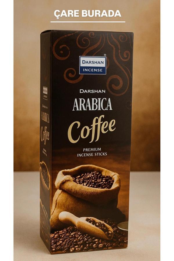 Darshan Incense - Arabican Coffe 20'li Çubuk Tütsü - Image 1