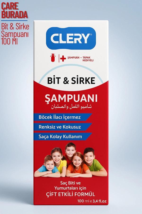 Clemy - Bit & Sirke Şampuanı 100 Ml (Tarak Hediyeli) - Image 1