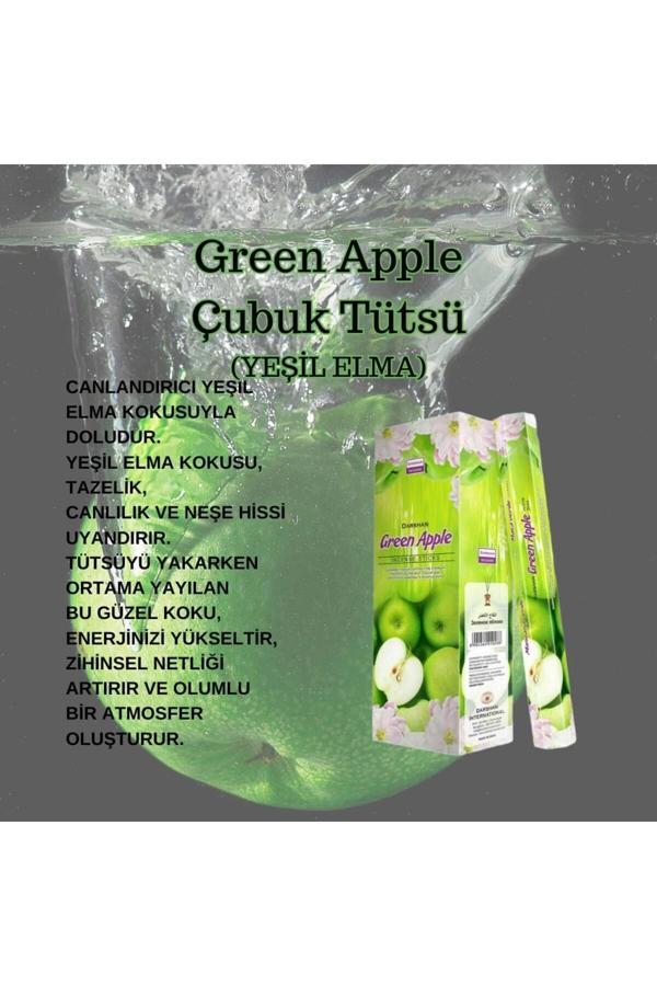Green Apple ( Yeşil Elma ) Tütsü 20 Çubuk - Image 1