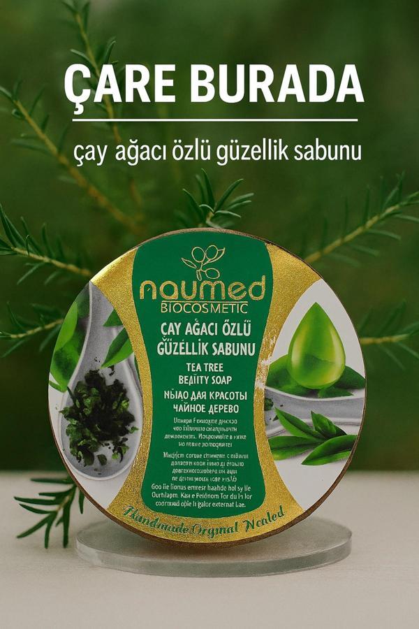Naumed Biocosmetic - Çay Ağacı Özlü Güzellik Sabunu - Image 1