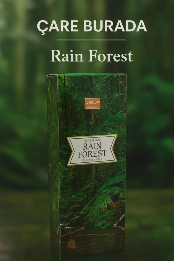 Darshan Incense - Rain Forest 20'li Çubuk Tütsü - Image 1