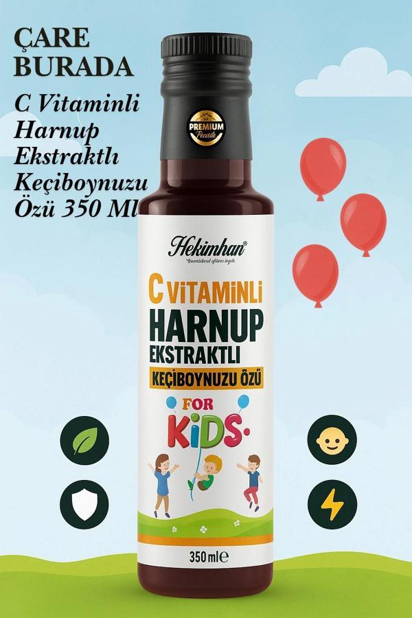 C Vitaminli Harnuplu Keçiboynuzu Özü 350 Gr (Çocuklar İçin) (12 Adet) - Image 1