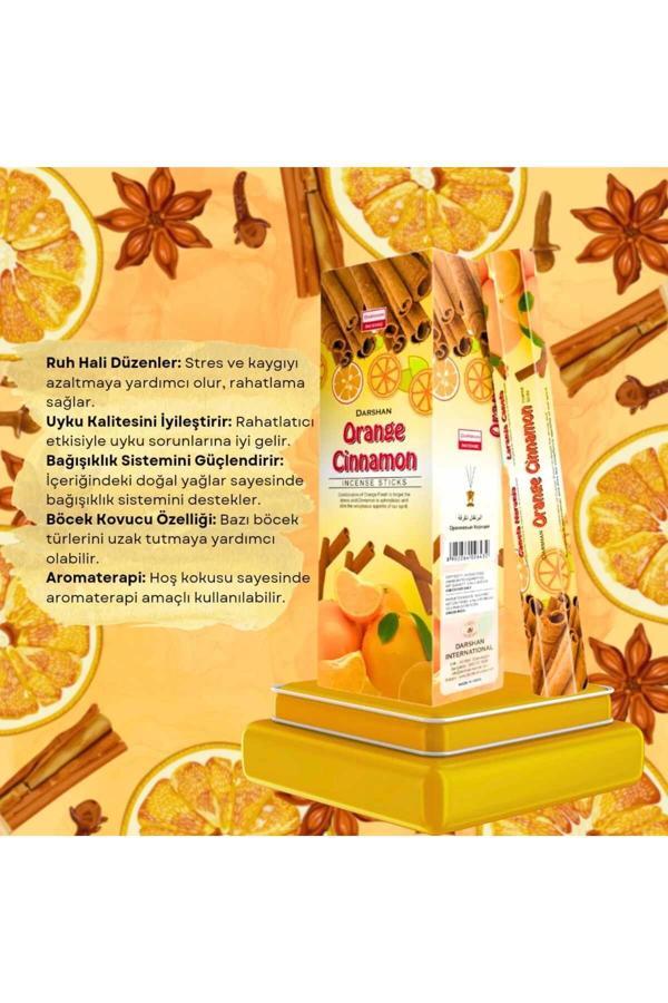 Portakal ve Tarçın Tütsüsü 20 Çubuk - Image 1