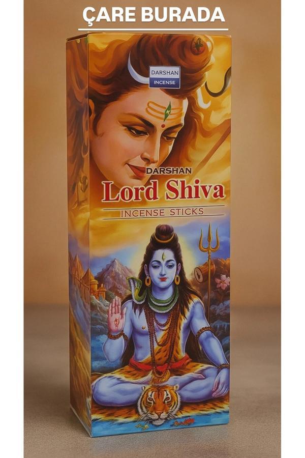 Darshan Incense - Lord Shiva 20'li Çubuk Tütsü - Image 1