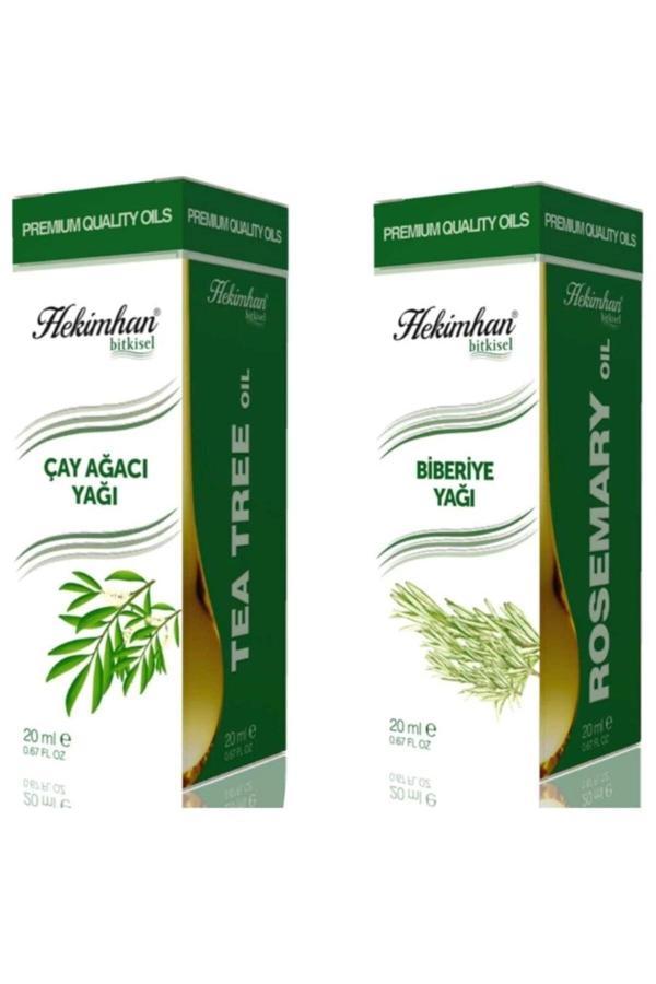 Çay Ağacı Yağı 20 ml ve Biberiye Yağı 20 ml - Image 1