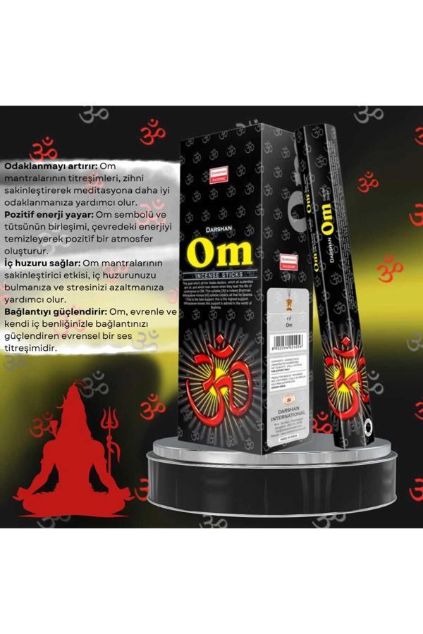 OM Meditasyon Tütsüsü 20 Çubuk - Image 1