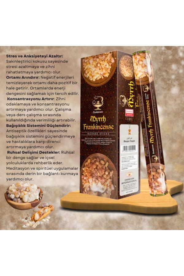 Myrrh  Frankincense Akgünlük Tütsüsü 20 Çubuk - Image 1