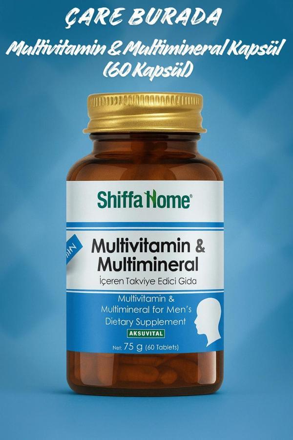 Multivitamin & Multimineral Kapsül (60 Kapsül) (Erkek) - Image 1