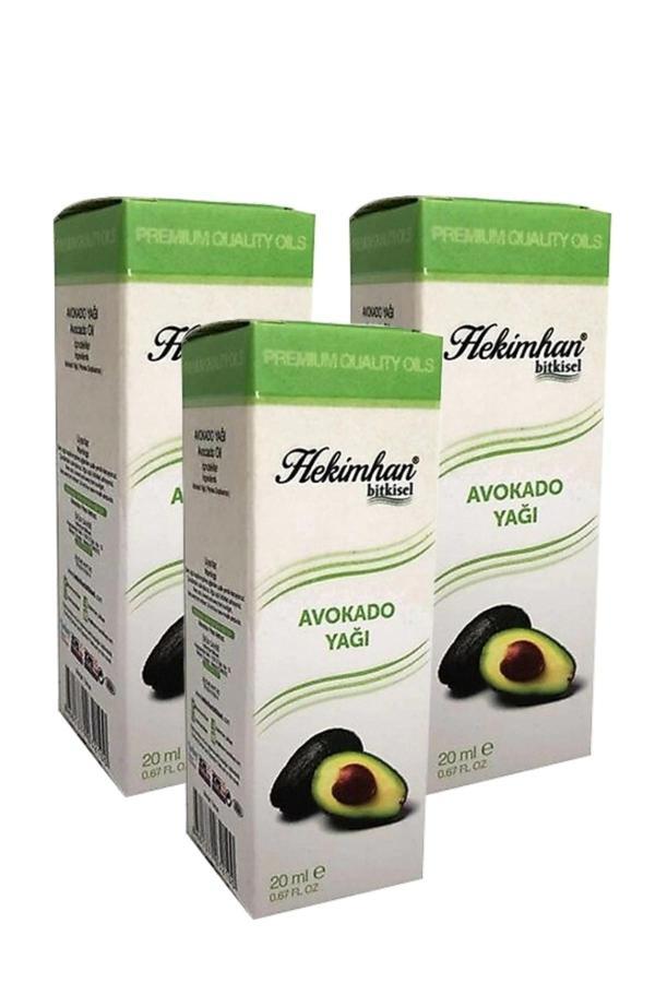 Avokado Yağı 20 ml 3 Adet - Image 1