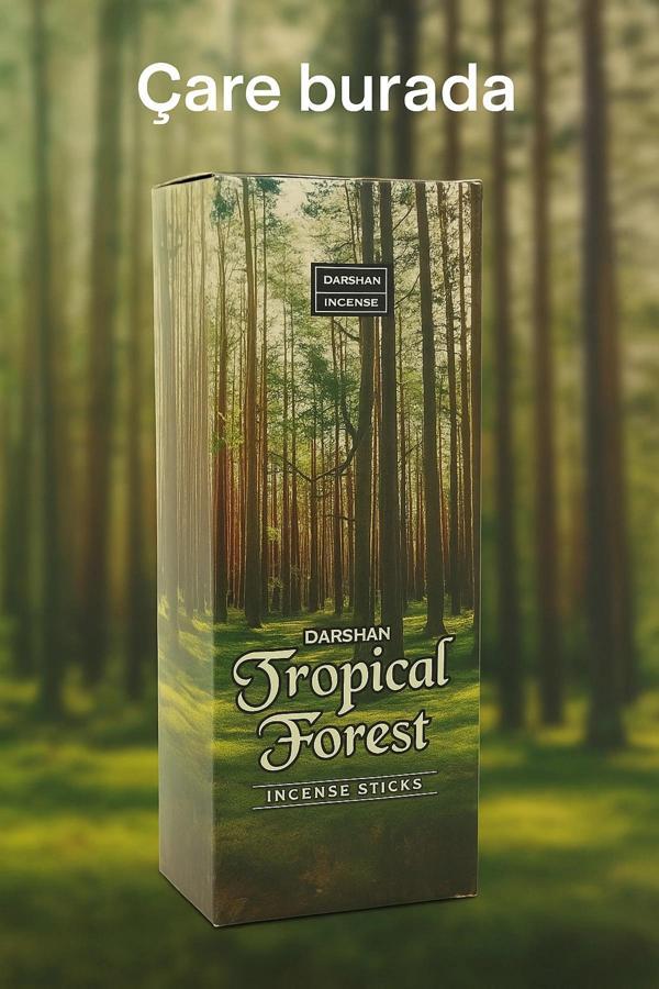 Darshan Incense - Tropical Forest Çubuk Tütsü (20'li) - Image 1