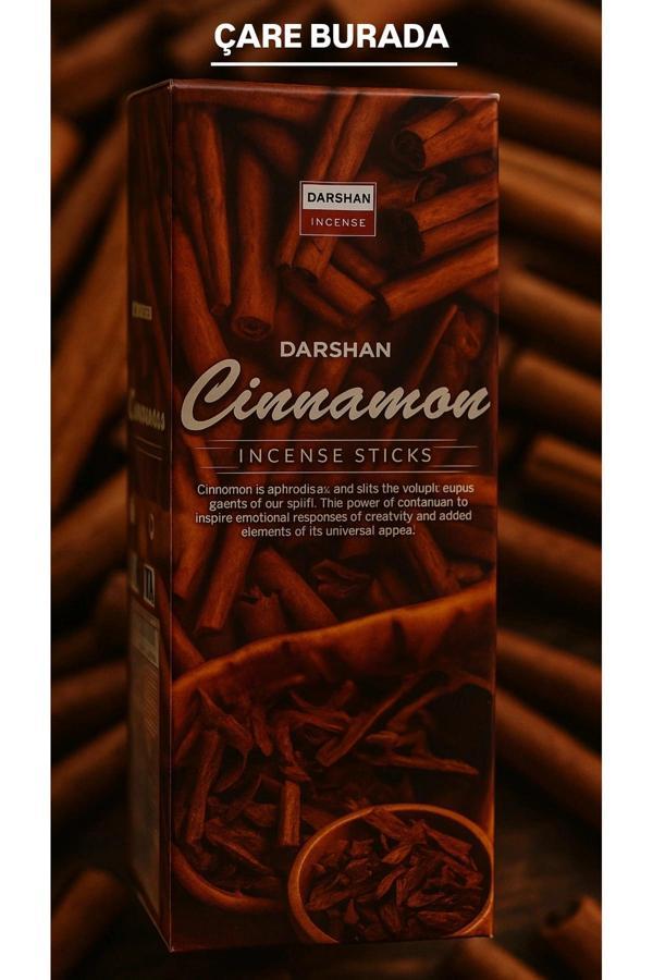 Darshan Incense - Tarçın 20'li Çubuk Tütsü ( & Sevgi & Bolluk) - Image 1