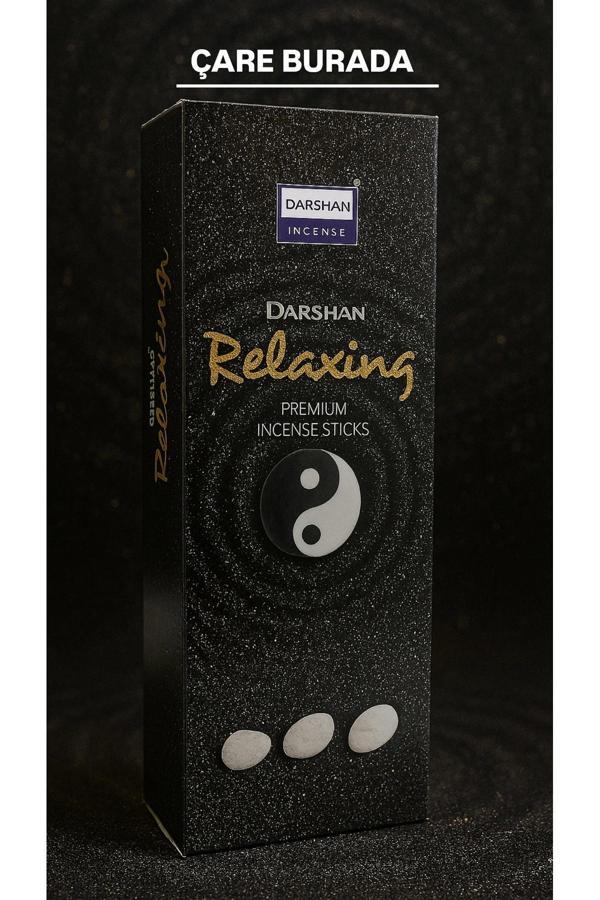 Darshan Incense - Relaxing 20'li Çubuk Tütsü (Zihinsel Rahatlama & Öfkeden Arınma & Huzur) - Image 1