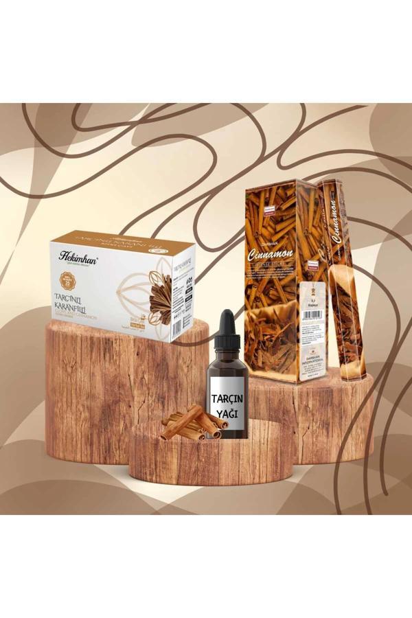 Tarçın karanfil Çayı + Tarçın Yağı + Tarçın Tütsüsü - Image 1