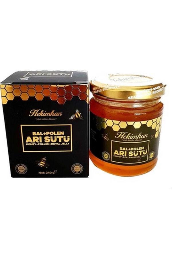 Bal Polen Arı Sütü Macunu 240 gr 3 Adet - Image 1