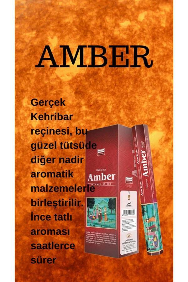 Amber Kötü Enerji Tütsüsü 20 çubuk - Image 1