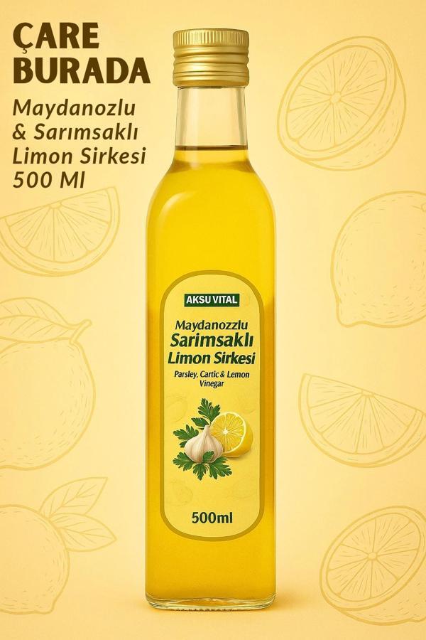 Maydanozlu & Sarımsaklı & Limon Sirkesi 500 ml - Image 1