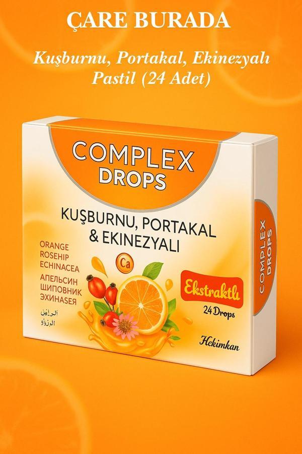 Kuşburnu & Portakal & Ekinezyalı (Pastil 24'lü) - Image 1