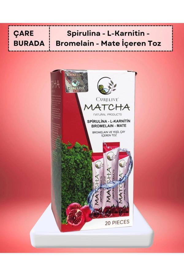 Matcha (Spirulina, L-Karnitin, Mate, Bromelain) - Image 1