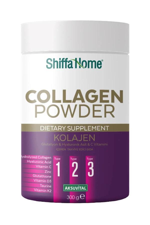Collagen Powder Kolajen, Glutatyon & Hyaluronik Asit & C Vitamini İçeren Takviye Edici Gıda - Image 1
