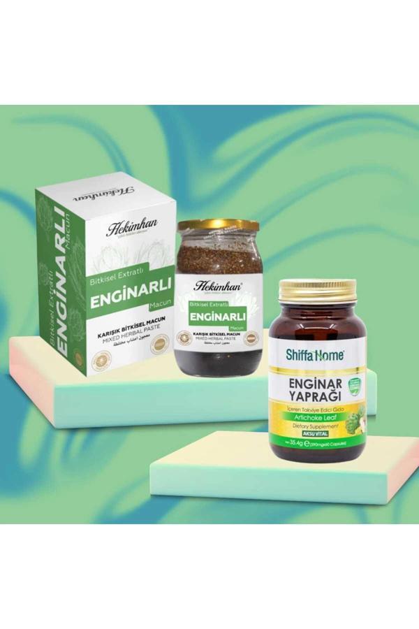 Enginar Yaprağı 60 Kapsül + Enginarlı Macun ( Kara ciğer İçin ) - Image 1