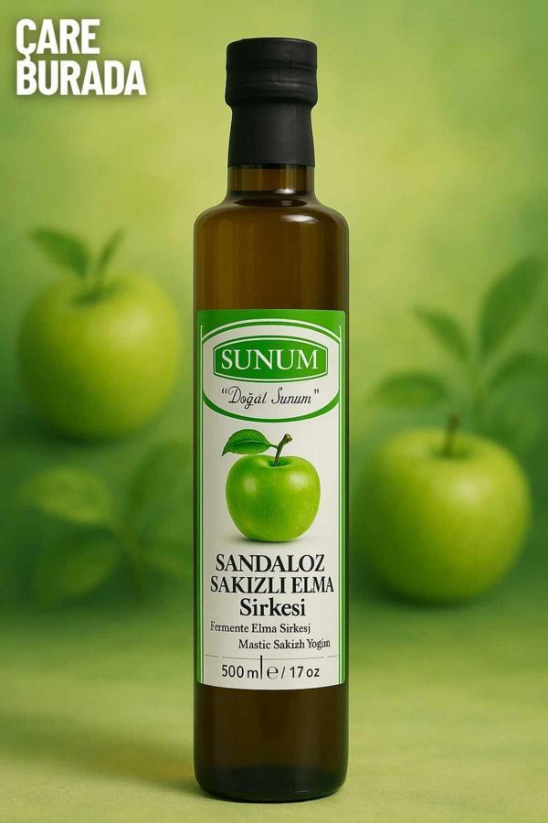 Sandaloz Sakızlı Elma Sirkesi - Image 1