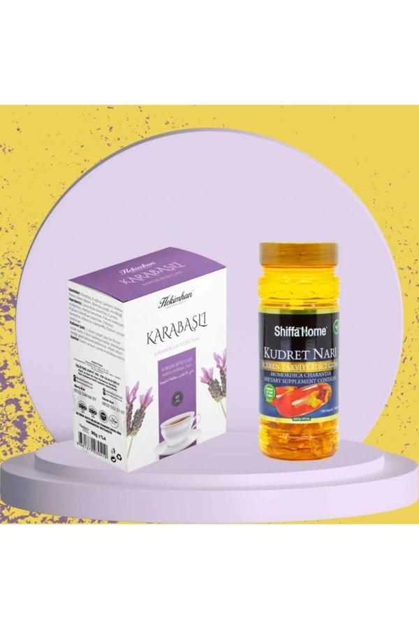 Karabaşlı Karışık Bitki Çayı 40'lı ve Kudret Narı Soft Jel 100 Kapsül - Image 1