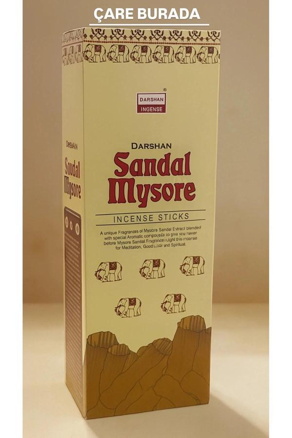 Darshan Incense - Sandal Mysore 20'li Çubuk Tütsü - Image 1