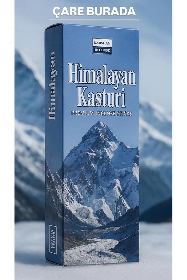 Darshan Incense - Himalayan Katsuri 20'li Çubuk Tütsü - Image 1