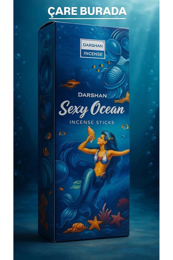 Darshan Incense - Sexy Ocean 20'li Çubuk Tütsü - Image 1