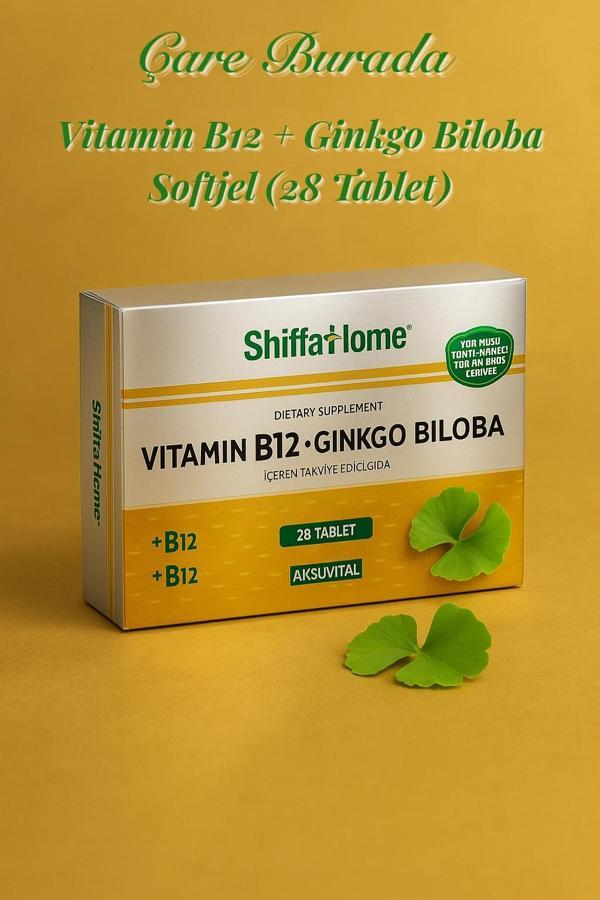 Vitamin B12 + Ginkgo Biloba Tablet (28 Tablet) - Image 1
