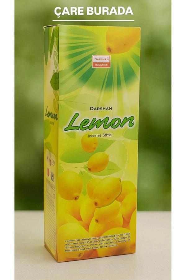Darshan Incense - Lemon 20'li Çubuk Tütsü (Limon) - Image 1