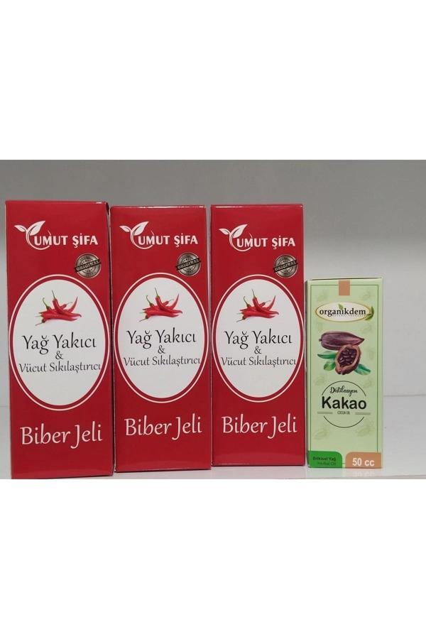 3 adet  Biber Jeli ( Kakao Yağı  ) - Image 1