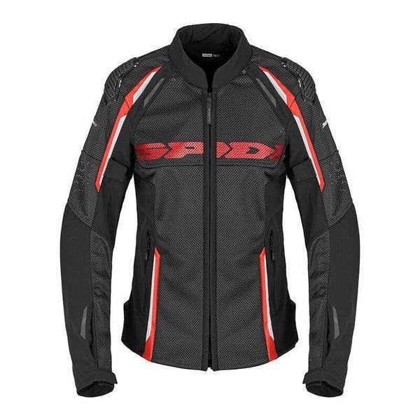 SPIDI RACE WARRIOR 2 NET LADY YAZLIK CEKET SİYAH KIRMIZI - Image 1