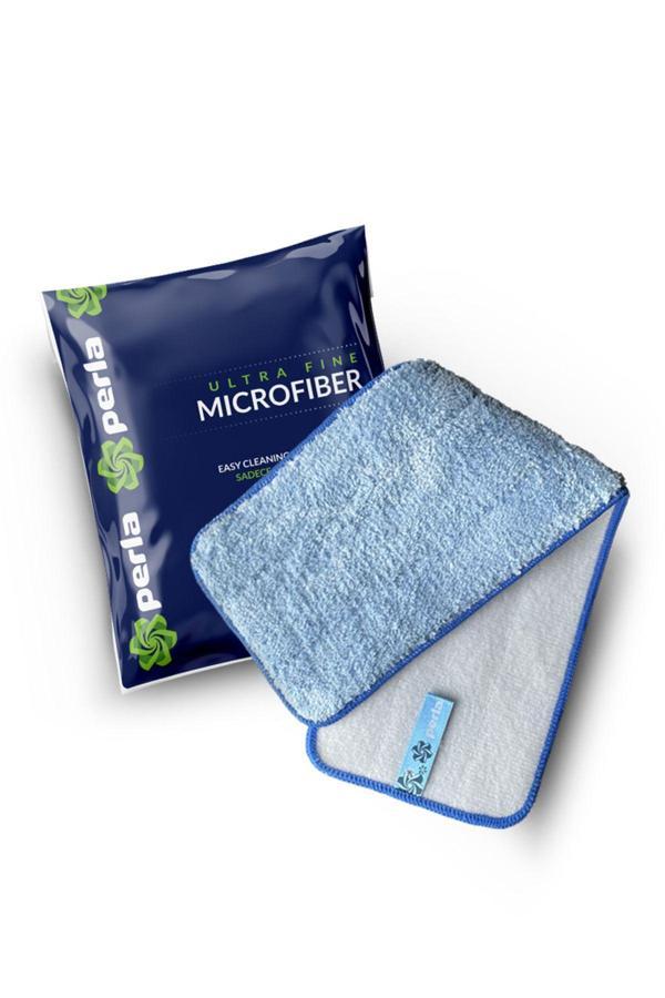 Perla Mop Mıcrofıber Sopalı Yer Bezı Yedegı - Islak Kuru - Image 1