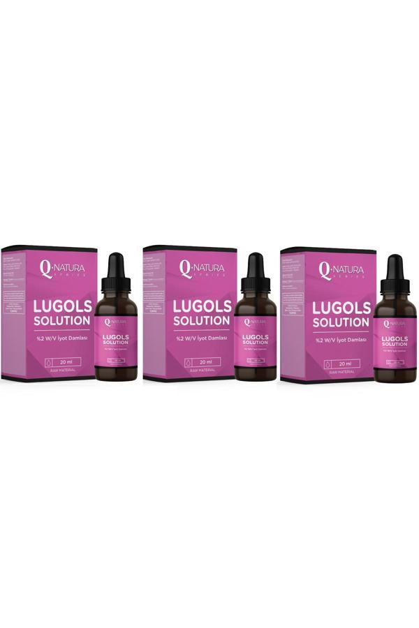 Q Natura Series Lugols Solution % 2 İyot Damla 20 Ml - 3 Adet - Image 1
