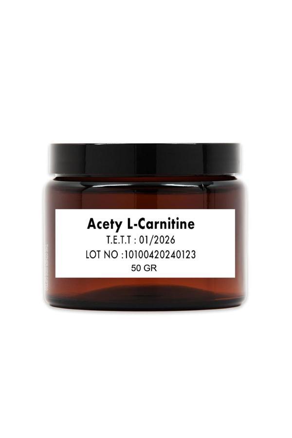 Qfit Acetyl L-Carnıtıne Hcl (Asetil L-Karnitin Hcl) Toz Hammadde 50 Gr. - Image 1