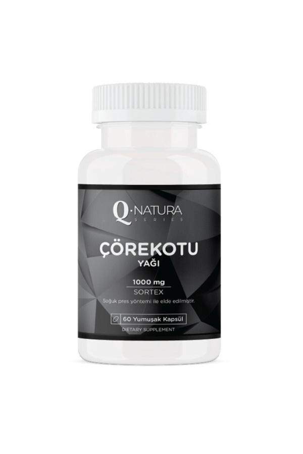 Q Natura Series Çörekotu 60 Softgel Sortex , Soğuk Sıkım, 1000 Mg - Image 1