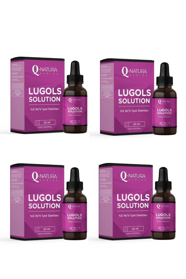 Q Natura Series Lugols Solution % 5 İyot Damla 20 Ml - 4 Adet - Image 1