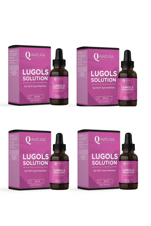 Q Natura Series Lugols Solution % 2 İyot Damla 20 Ml - 4 Adet - Image 1