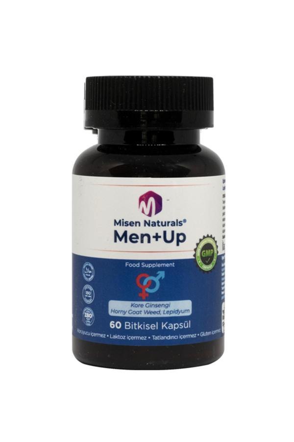 Misen Naturals Men+Up, Ginseng,Horny Goat,Lepidyum 60 Kapsül - Image 1