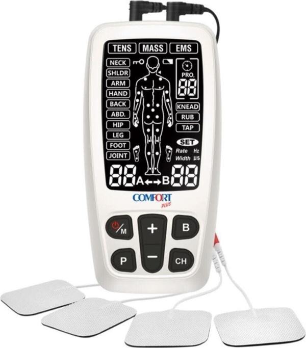 Comfort Plus R-C4A Şarj Edilebilir Portatif Dijital Masaj Ems Tens Cihazı - Image 1