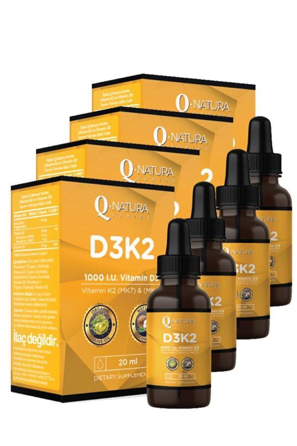 Q Natura Series D3K2 20 Ml 4'Lü - Image 1