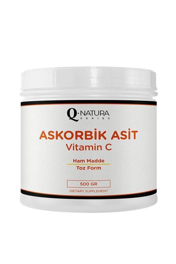 Q Natura Series Askorbik Asit (Ascorbic Acid - C Vitamini) 500 Gr - Image 1