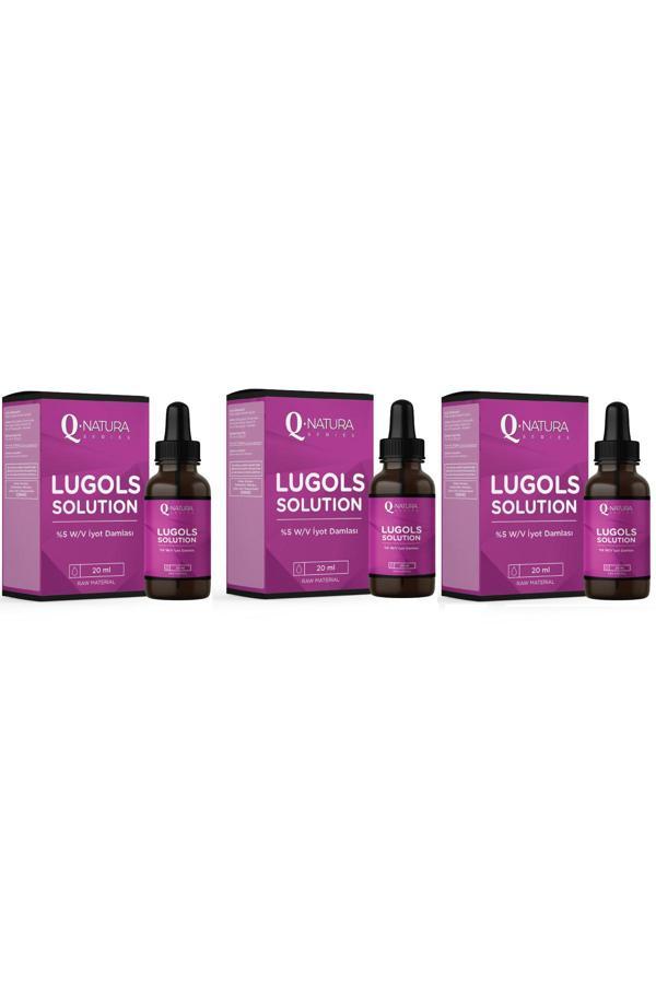 Q Natura Series Lugols Solution % 5 İyot Damla 20 Ml - 3 Adet - Image 1