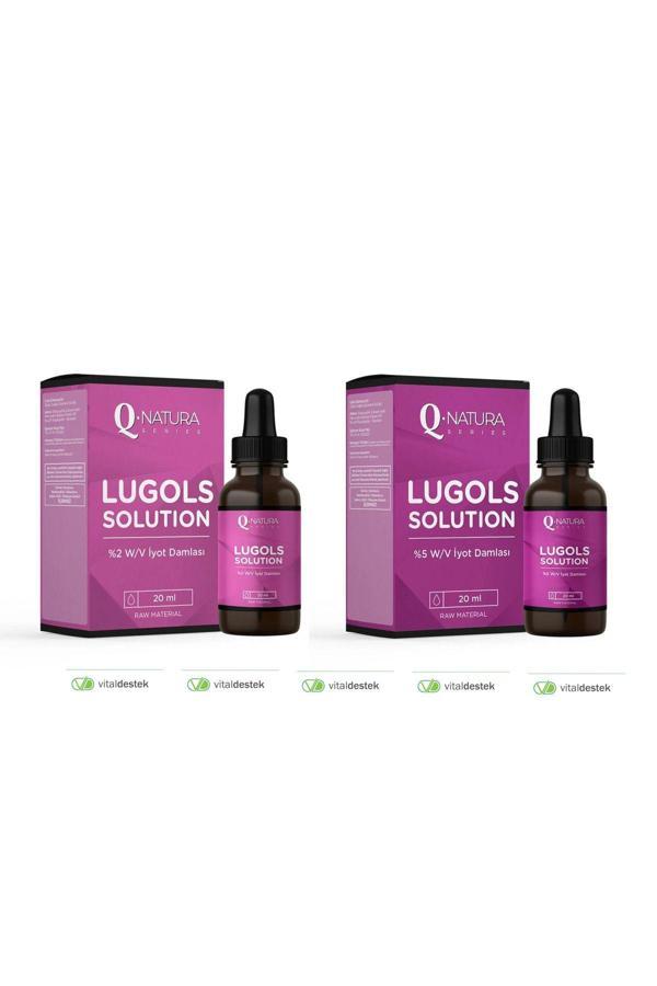 Q Natura Series Lugols Solution % 2 Iyot Damla & Lugols Solution % 5 Iyot Damla - 20 Ml - Image 1