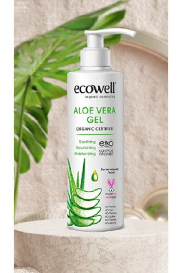 Ecowell Organik Aloe Vera Jel 200 Ml + Ilaç Saklama Kutusu Hediye - Image 1